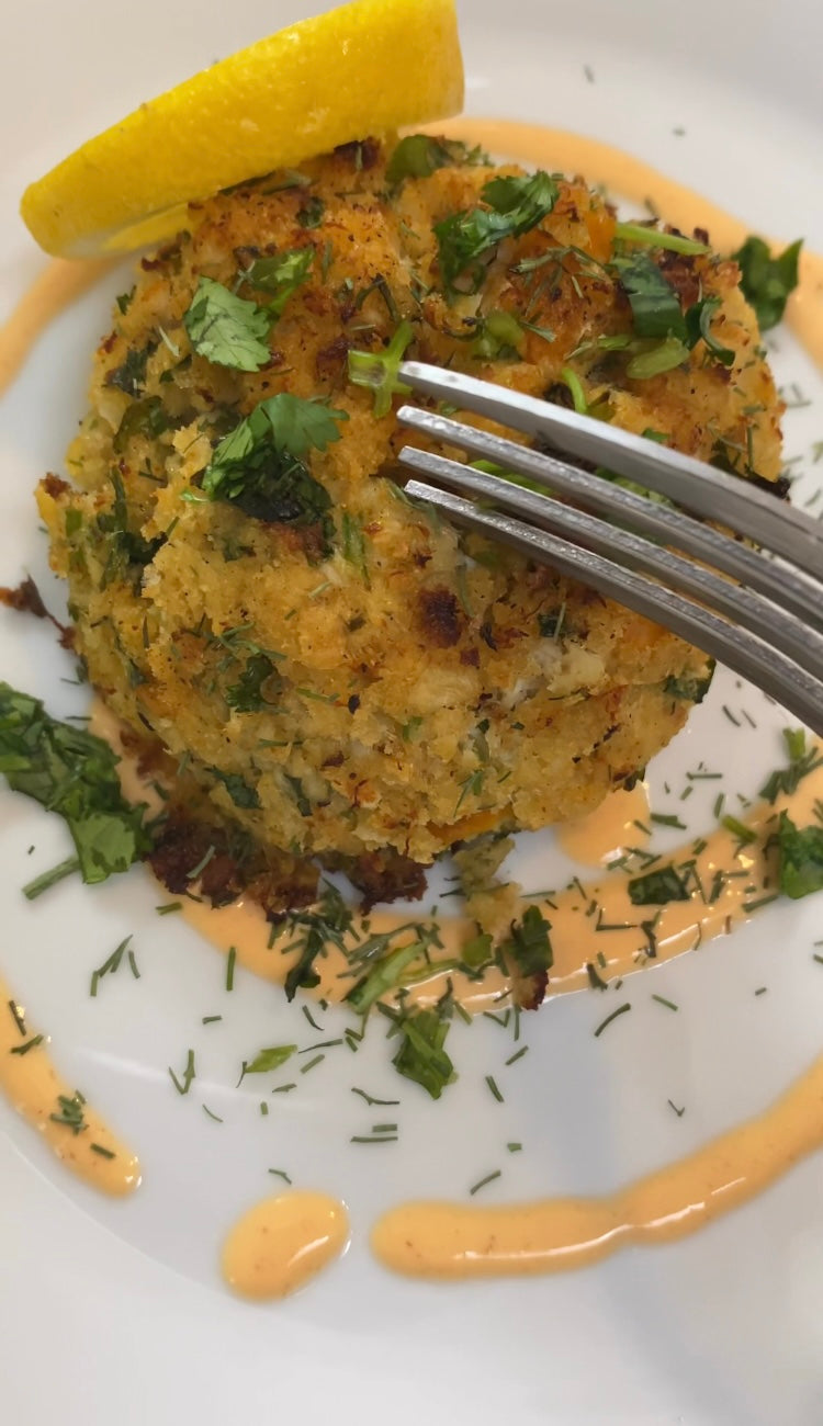 Cast Iron Crab Cakes